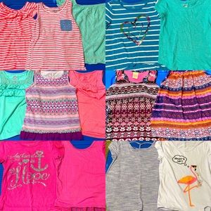 Bundle of Girl’s Size M/7-8 Summer Tops